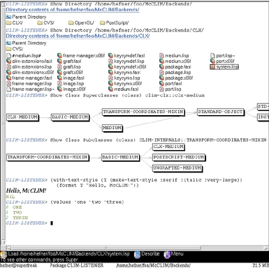 Lisp Listener Screenshot